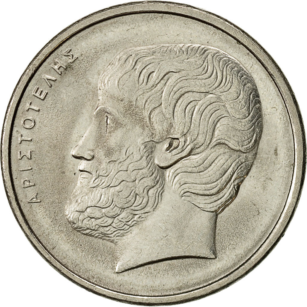 Münze, Griechenland, 5 Drachmai, 1986, VZ, Copper-nickel, KM:118