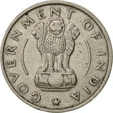 Moneta, REPUBBLICA DELL’INDIA, 1/2 Rupee, 1956, Calcutta, BB, Nichel, KM:6.3