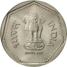 Coin, INDIA-REPUBLIC, Rupee, 1989, AU(55-58), Copper-nickel, KM:79.1
