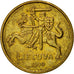 Moneta, Lituania, 20 Centu, 1999, BB+, Nichel-ottone, KM:107