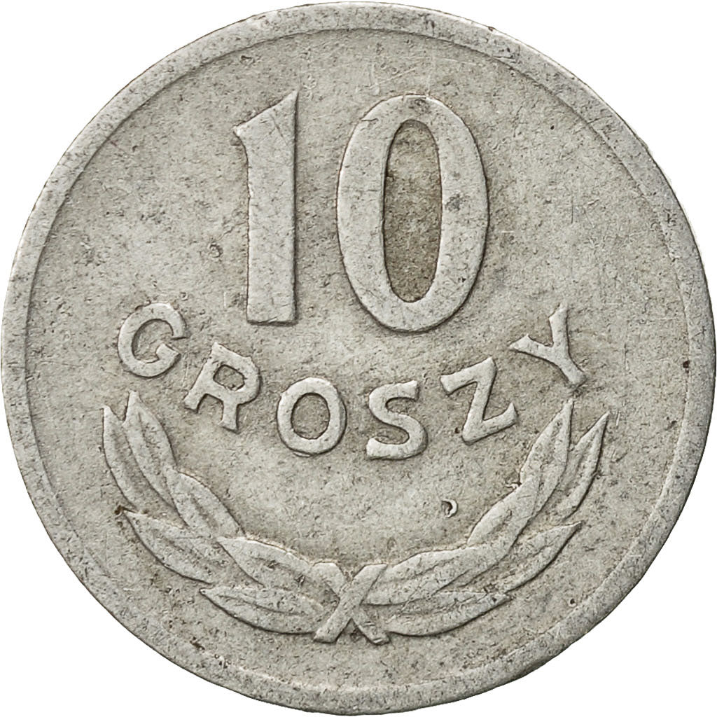 Monnaie, Pologne, 10 Groszy, 1965, Warsaw, TTB, Aluminium, KM:AA47