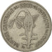 Coin, West African States, 100 Francs, 1976, EF(40-45), Nickel, KM:4