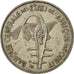 Coin, West African States, 100 Francs, 1969, EF(40-45), Nickel, KM:4