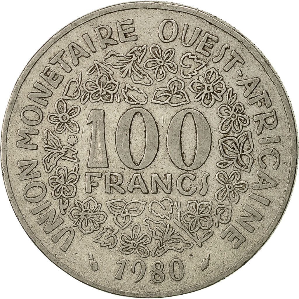 Monnaie, West African States, 100 Francs, 1980, TTB, Nickel, KM:4
