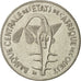 Coin, West African States, 100 Francs, 1981, EF(40-45), Nickel, KM:4