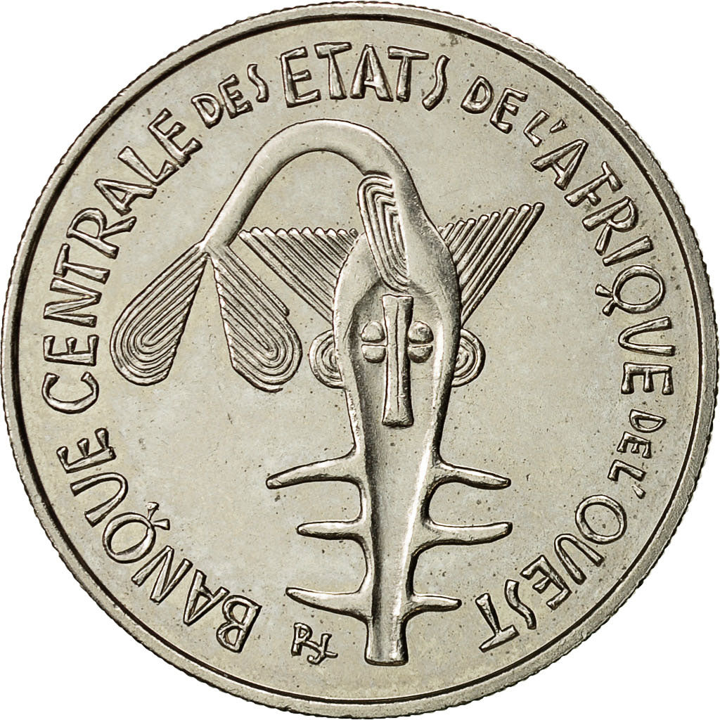 Coin, West African States, 100 Francs, 1971, AU(50-53), Nickel, KM:4