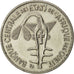 Coin, West African States, 100 Francs, 1971, AU(55-58), Nickel, KM:4