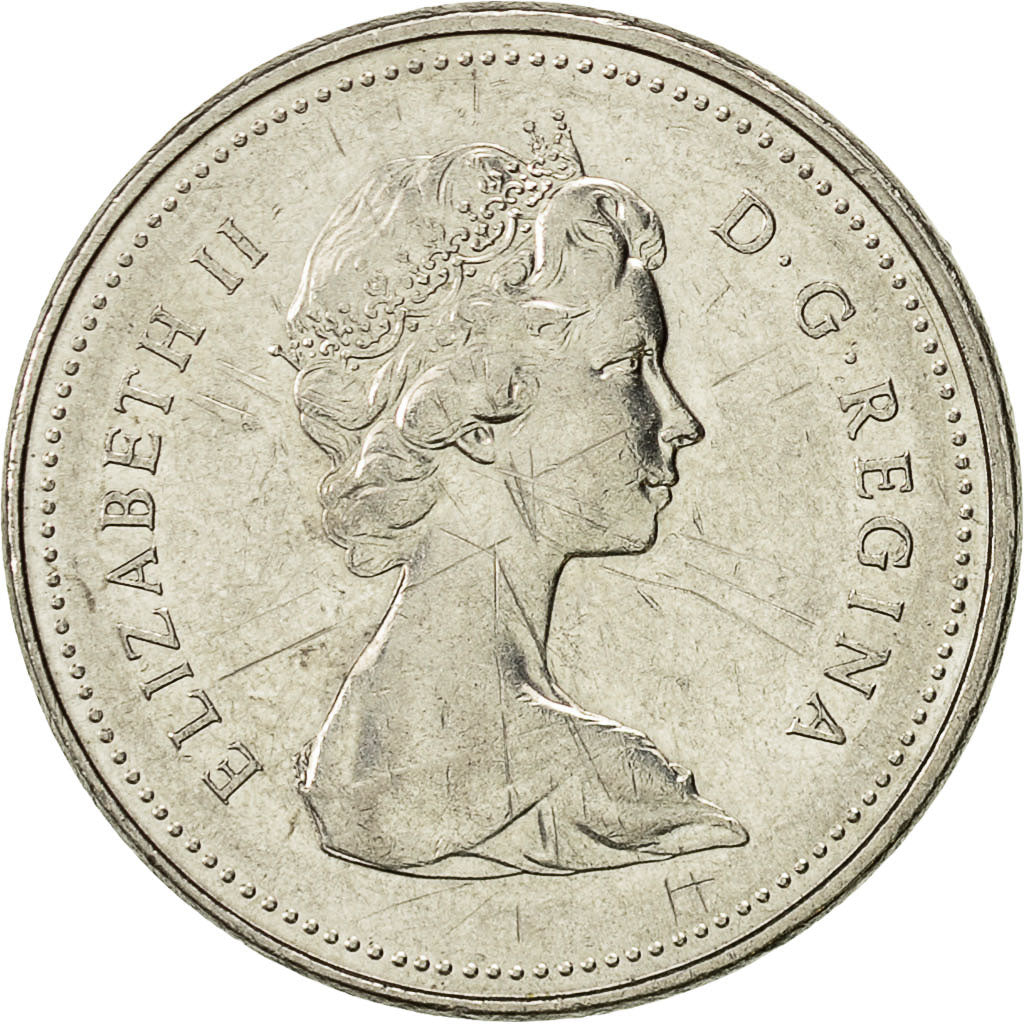 Coin, Canada, Elizabeth II, 5 Cents, 1979, Royal Canadian Mint, Ottawa