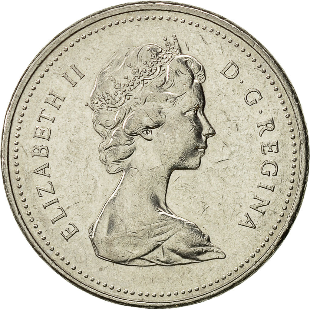 Coin, Canada, Elizabeth II, 5 Cents, 1979, Royal Canadian Mint, Ottawa