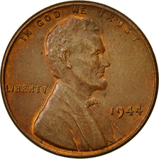 Moneda, Estados Unidos, Lincoln Cent, Cent, 1944, U.S. Mint, Philadelphia, MBC