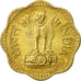 INDIA-REPUBLIC, 10 Paise, 1970, AU(55-58), Nickel-brass, KM:26.3