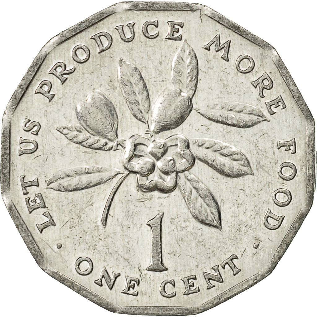 Coin, Jamaica, Elizabeth II, Cent, 1990, British Royal Mint, AU(50-53)
