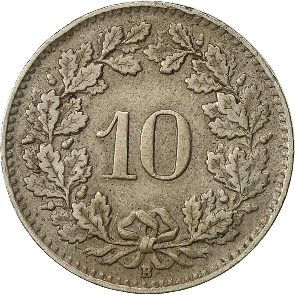 Coin, Switzerland, 10 Rappen, 1949, Bern, EF(40-45), Copper-nickel, KM:27