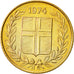 Coin, Iceland, 50 Aurar, 1974, AU(55-58), Nickel-brass, KM:17