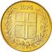 Monnaie, Iceland, 50 Aurar, 1974, SUP, Nickel-brass, KM:17