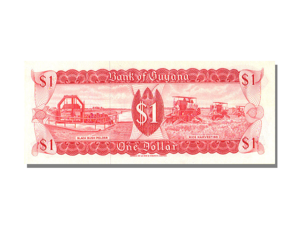 Guyana, 1 Dollar, KM #21e, UNC(65-70), B/22