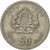 Monnaie, Maroc, al-Hassan II, 50 Santimat, 1974, TB+, Copper-nickel, KM:62