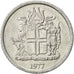 Coin, Iceland, Krona, 1977, AU(55-58), Aluminum, KM:23