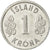 Moneta, Islandia, Krona, 1977, AU(55-58), Aluminium, KM:23