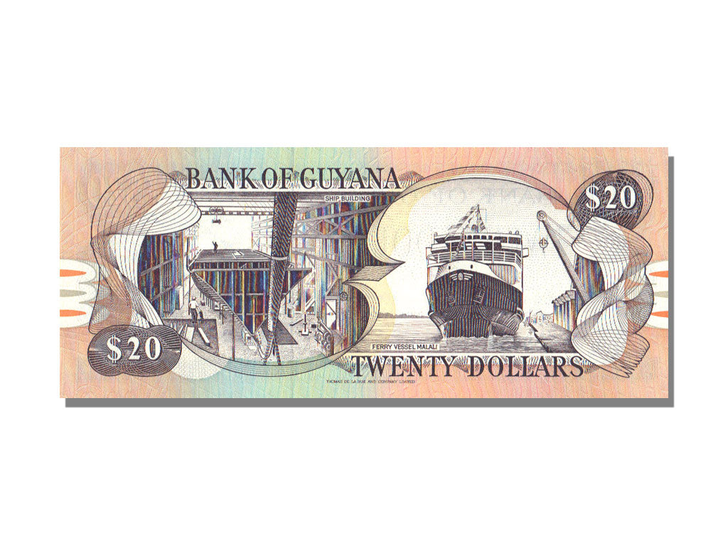British Guiana, 20 Dollars, UNC(65-70), A/71