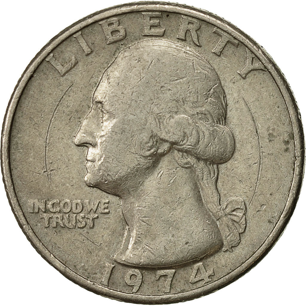 Moneta, Stati Uniti, Washington Quarter, Quarter, 1974, U.S. Mint, Philadelphia