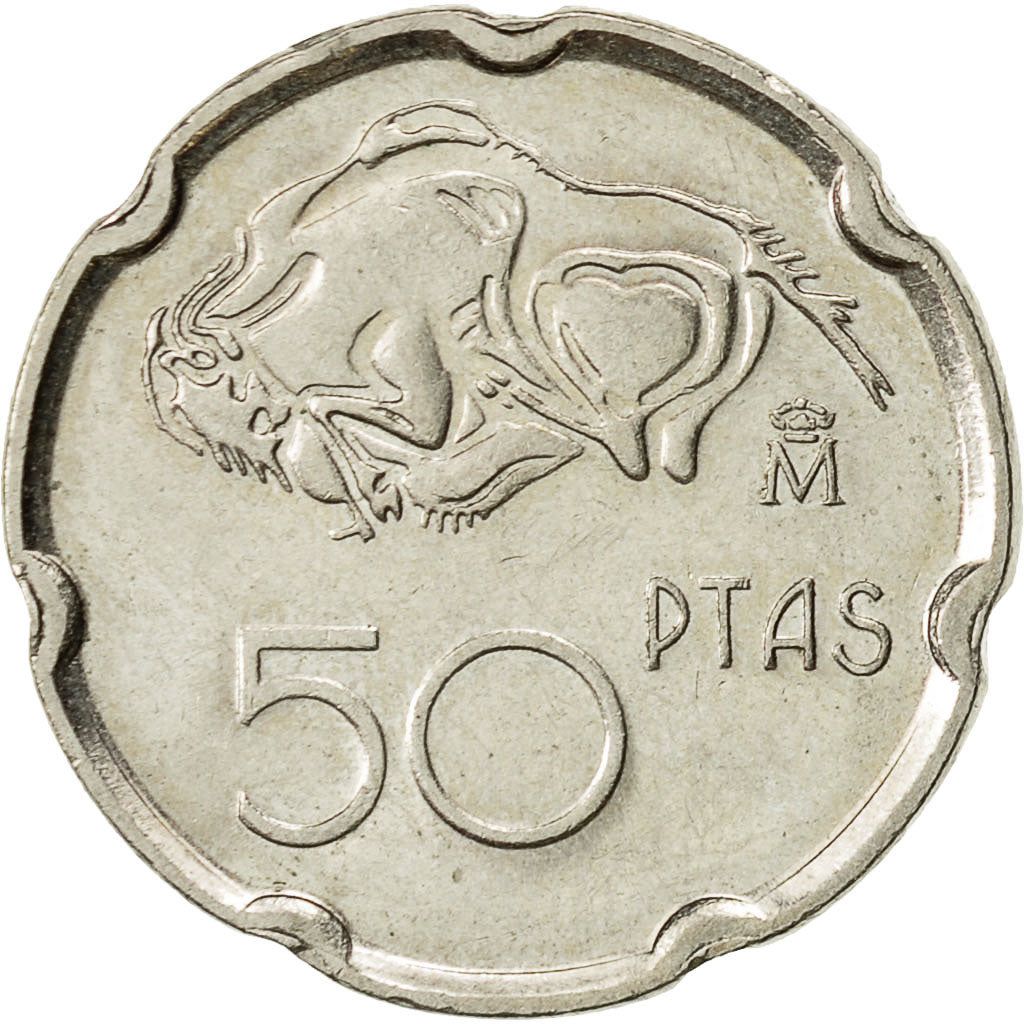 Spagna, Juan Carlos I, 50 Pesetas, 1994, Madrid, BB+, Rame-nichel, KM:934