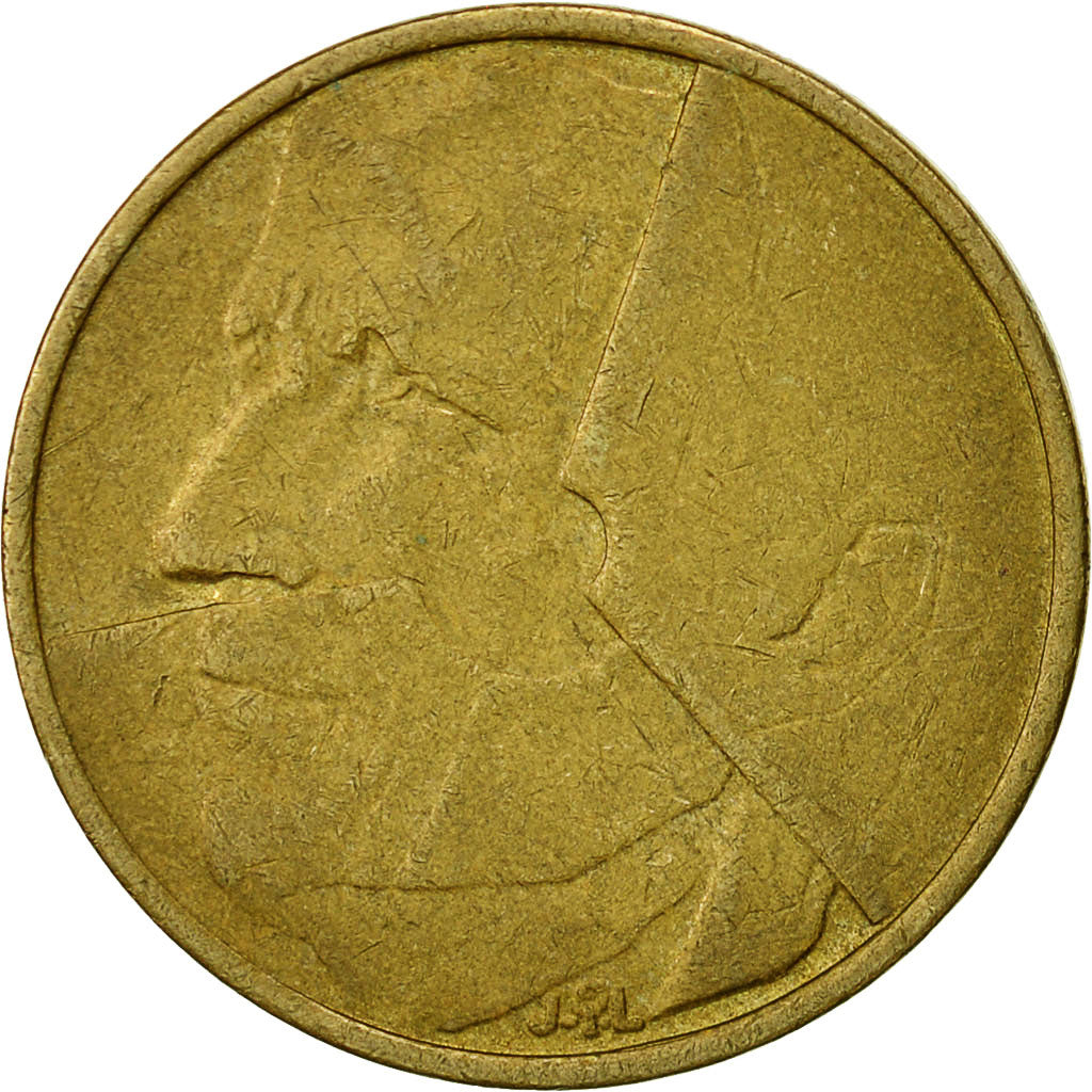 Monnaie, Belgique, 5 Francs, 5 Frank, 1986, TB+, Brass Or Aluminum-Bronze