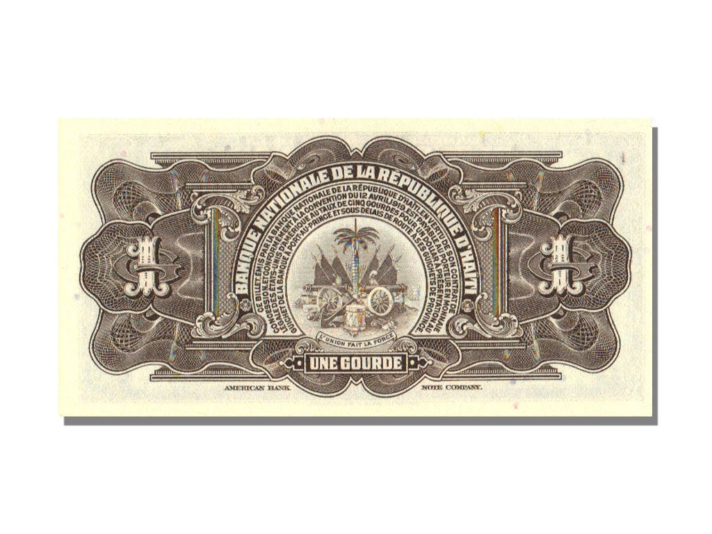 Haiti, 1 Gourde, 1919, UNC(65-70)