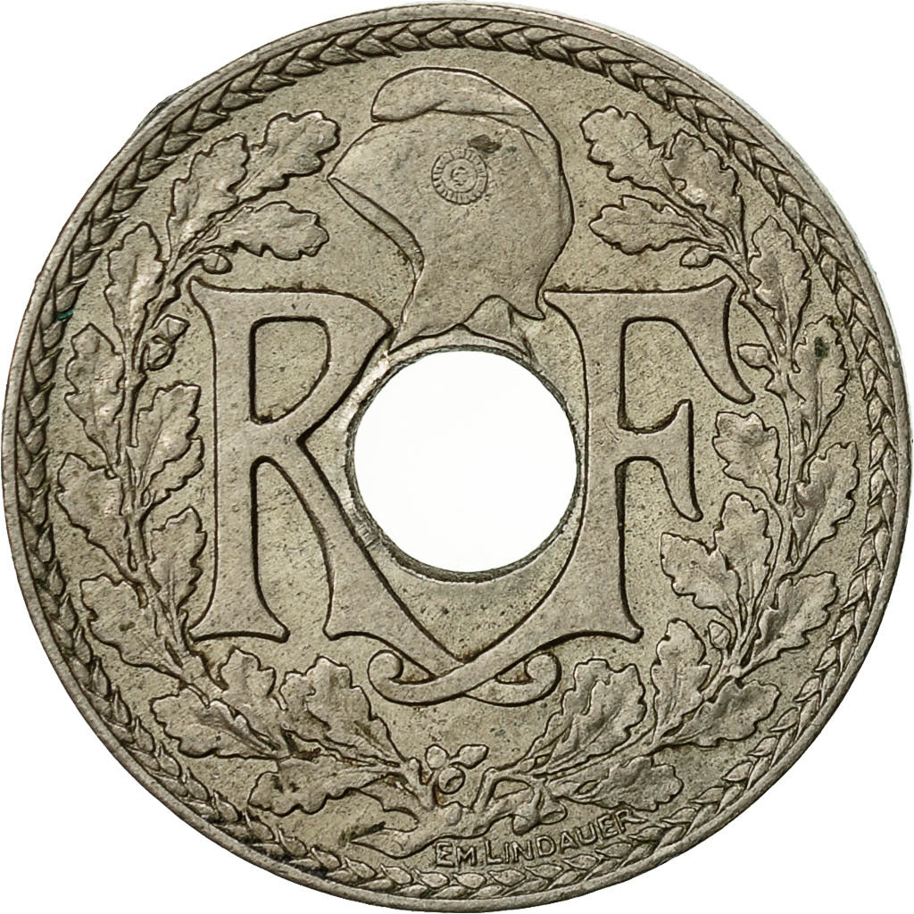 Moneda, Francia, Lindauer, 10 Centimes, 1936, Paris, MBC, Cobre - níquel