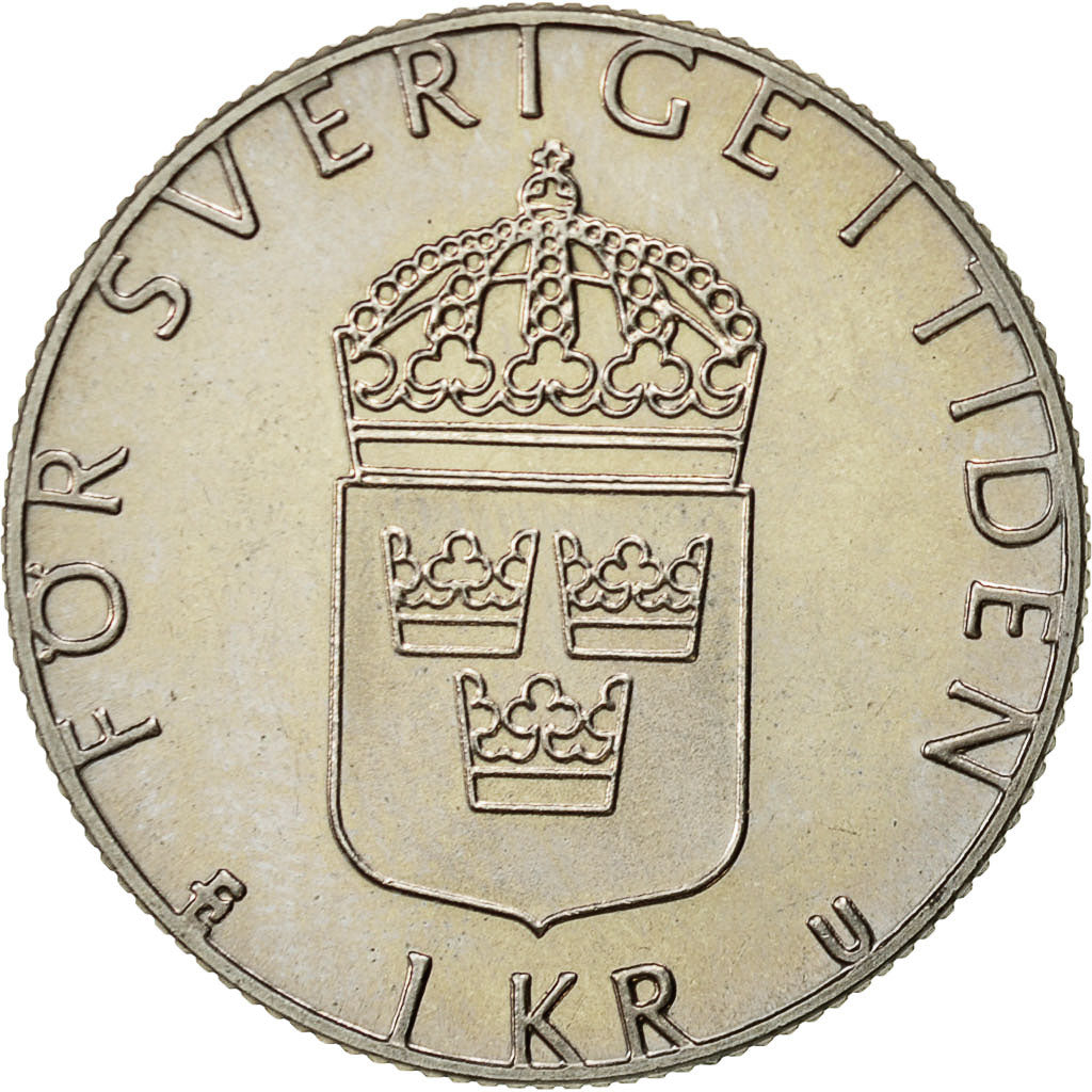 Coin, Sweden, Carl XVI Gustaf, Krona, 1982, AU(50-53), Copper-nickel, KM:852a