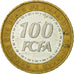 Coin, Central African States, 100 Francs, 2006, Paris, EF(40-45), Bi-Metallic