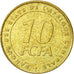 Moneta, Stati dell’Africa centrale, 10 Francs, 2006, Paris, BB+, Ottone, KM:19