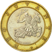 Coin, Monaco, Rainier III, 10 Francs, 1991, EF(40-45), Bi-Metallic, KM:163