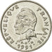 Moneda, Polinesia francesa, 10 Francs, 1991, Paris, MBC+, Níquel, KM:8