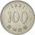 Moneta, KOREA-POŁUDNIOWA, 100 Won, 1991, EF(40-45), Miedź-Nikiel, KM:35.2