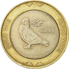 Coin, BOSNIA-HERZEGOVINA, 2 Konvertible Marka, 2000, British Royal Mint