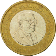 Coin, Mauritius, 20 Rupees, 2007, VF(30-35), Bi-Metallic, KM:66