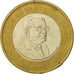 Coin, Mauritius, 20 Rupees, 2007, VF(30-35), Bi-Metallic, KM:66