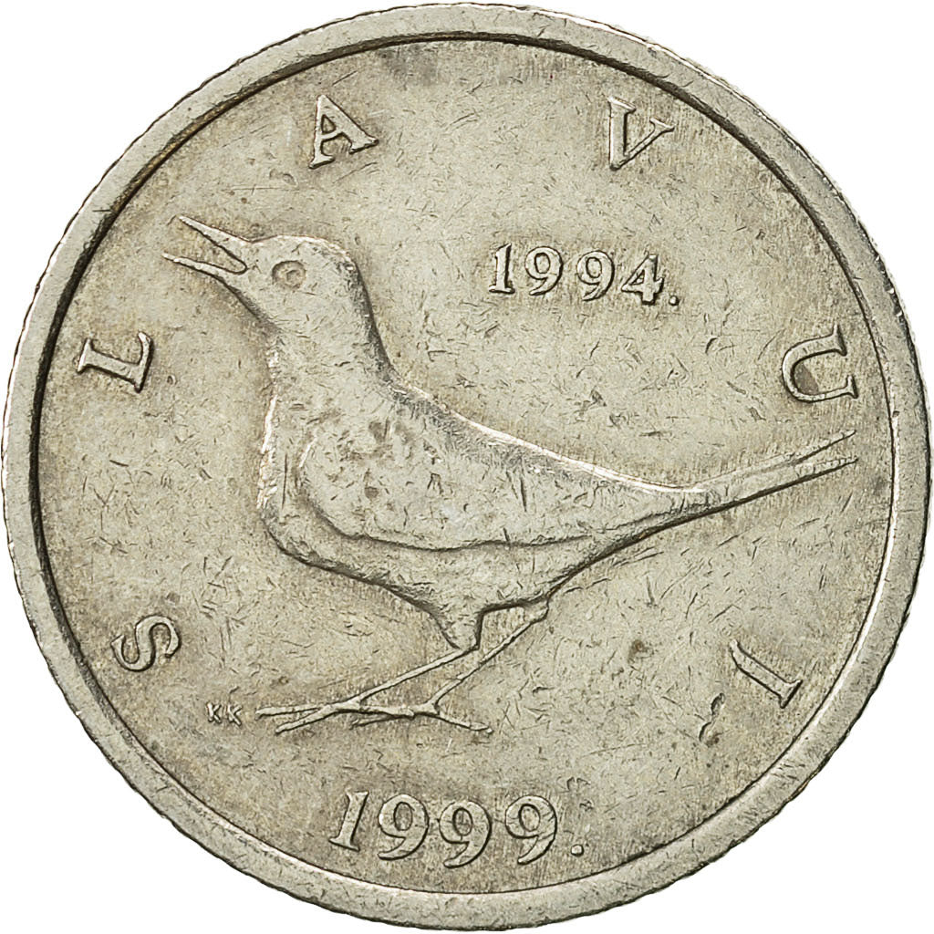 Coin, Croatia, Kuna, 1999, EF(40-45), Copper-Nickel-Zinc, KM:9.2