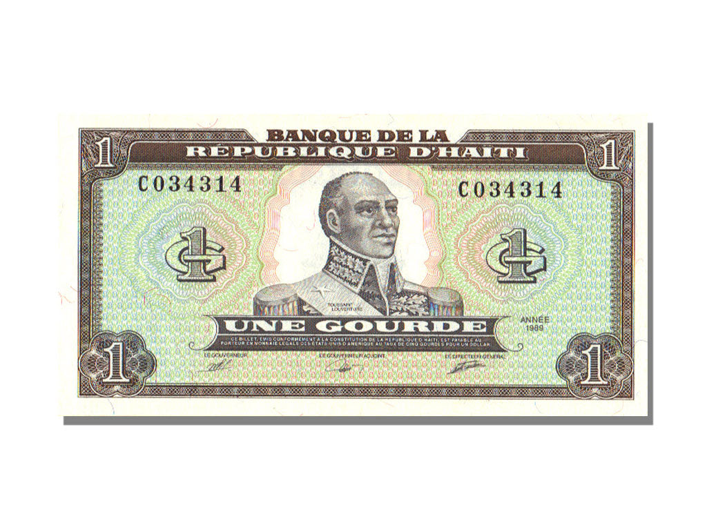 Haiti, 1 Gourde, 1989, UNC(65-70)