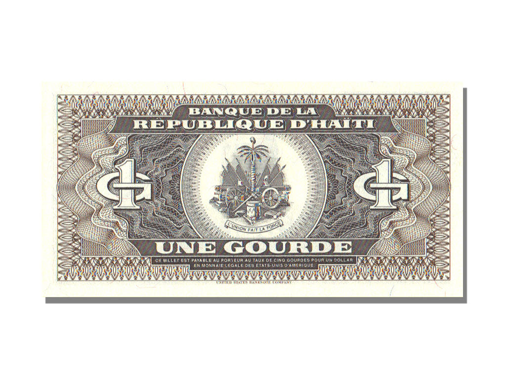 Haiti, 1 Gourde, 1989, UNC(65-70)
