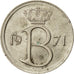 Coin, Belgium, 25 Centimes, 1971, Brussels, EF(40-45), Copper-nickel, KM:154.1