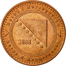 BOSNIA-HERZEGOVINA, 10 Feninga, 2008, EF(40-45), Copper Plated Steel, KM:115