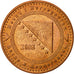 BOSNIA-HERZEGOVINA, 10 Feninga, 2008, EF(40-45), Copper Plated Steel, KM:115