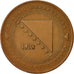 Coin, BOSNIA-HERZEGOVINA, 50 Feninga, 1998, EF(40-45), Copper Plated Steel