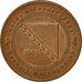 Coin, BOSNIA-HERZEGOVINA, 20 Feninga, 2004, EF(40-45), Copper Plated Steel