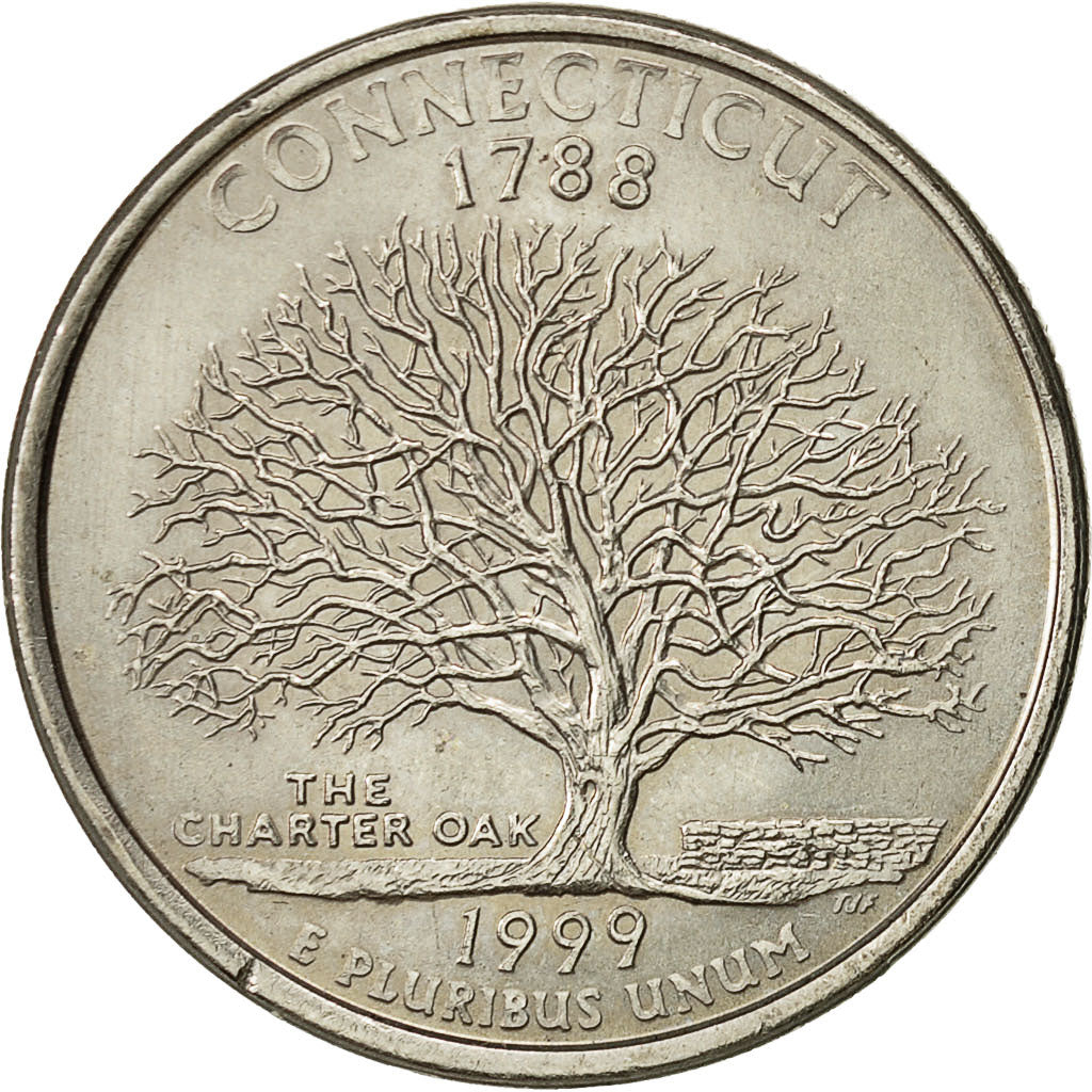 Moneda, Estados Unidos, Quarter, 1999, U.S. Mint, Philadelphia, MBC+, Cobre -