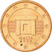 Coin, Malta, Euro Cent, 2008, Paris, AU(55-58), Copper Plated Steel, KM:125