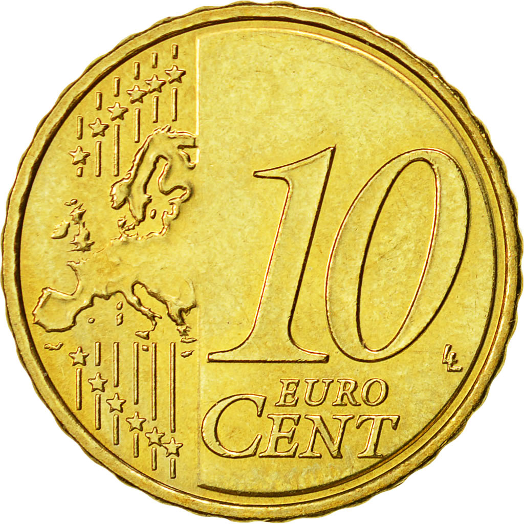 Malta, 10 Euro Cent, 2008, Paris, SPL-, Ottone, KM:128