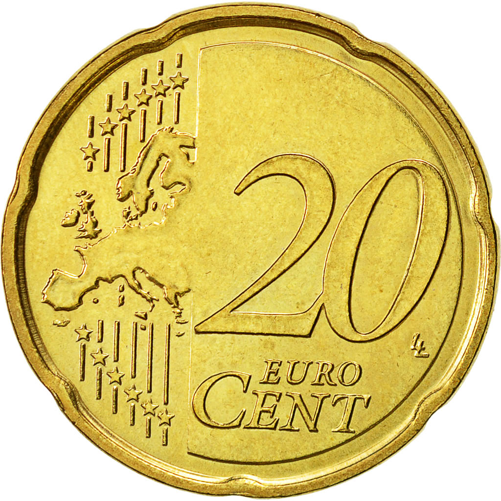 Moneda, Malta, 20 Euro Cent, 2008, Paris, EBC, Latón, KM:129